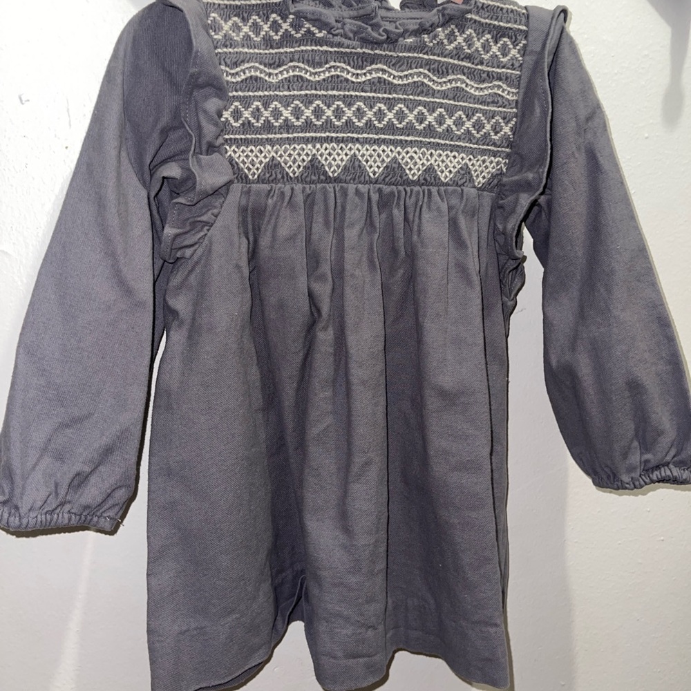 Zara Girls Long Sleeve Dress NWOT